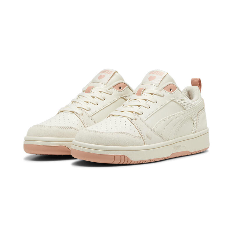 Dámské tenisky Rebound V6 Low PUMA Alpine Snow Deeva Peach White Pink