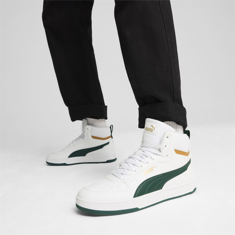 Sneakersy Caven 2.0 Mid PUMA White Dark Myrtle Caramel Latte Green Beige