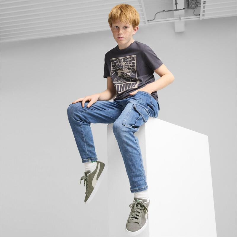 T-shirt à imprimés ESS+ MID 90s Enfant et Adolescent PUMA Galactic Gray