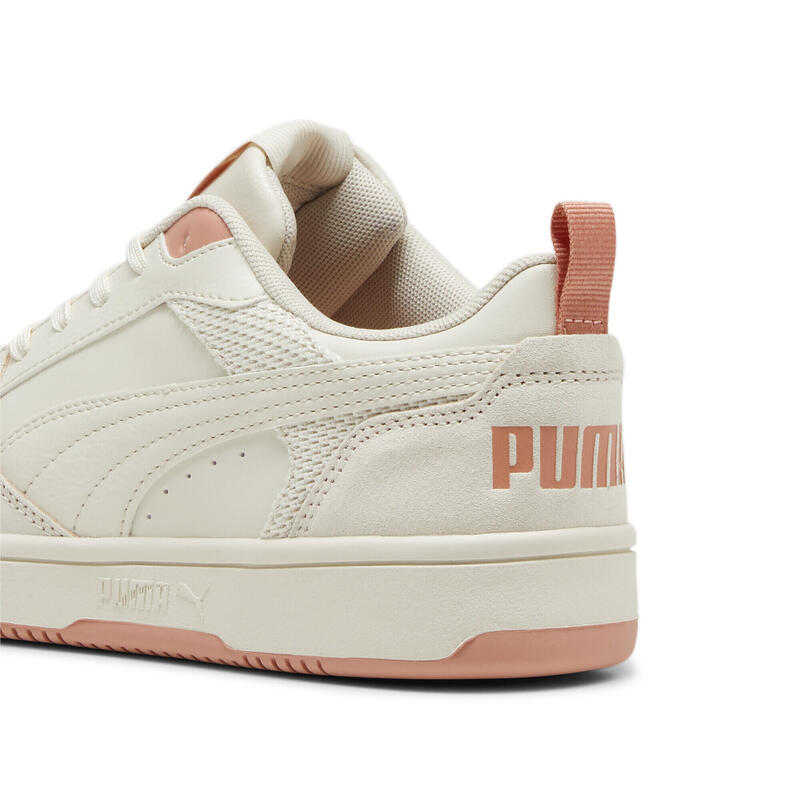 Sneakers Rebound v6 Low Coquette Femme PUMA Alpine Snow Deeva Peach White Pink