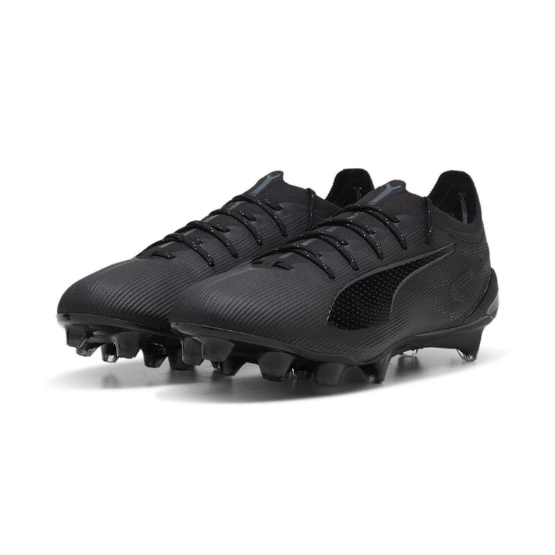 Botas de fútbol ULTRA 5 ULTIMATE FG PUMA Black Silver Shadow Gray Metallic