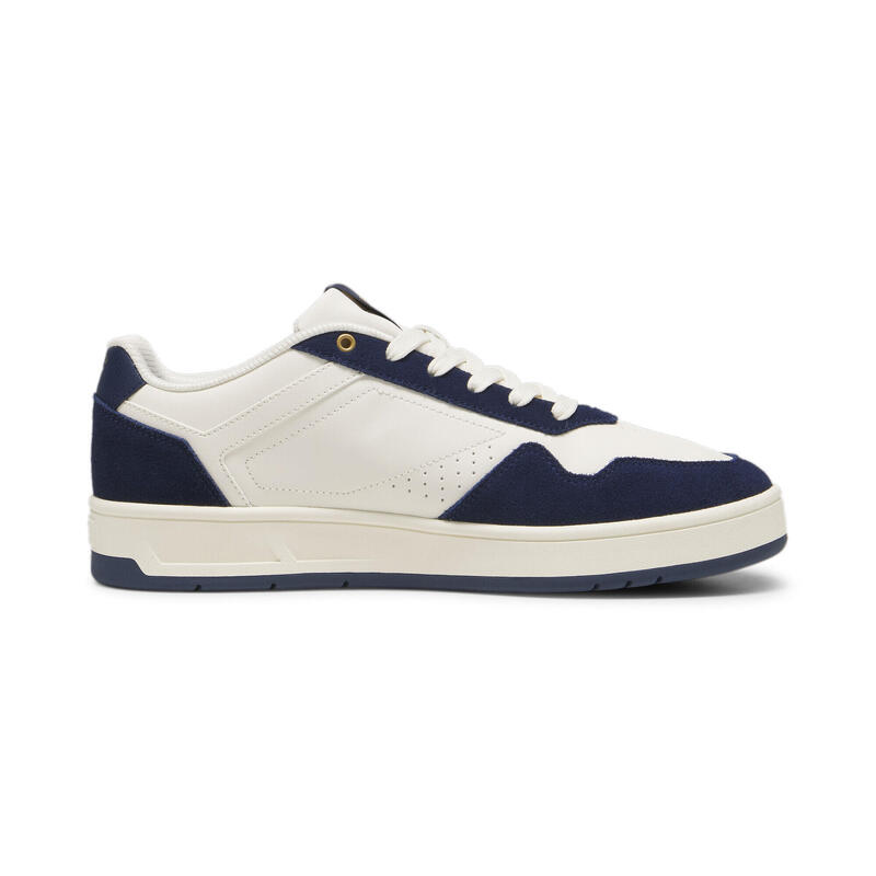 Court Classic Suede sneakers PUMA Frosted Ivory Club Navy Gold White Blue