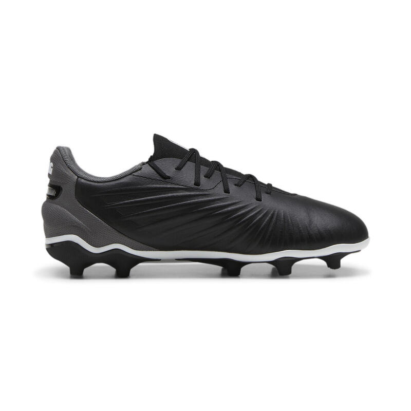 Kopačky KING MATCH FG/AG pro mládež PUMA Black White Cool Dark Gray