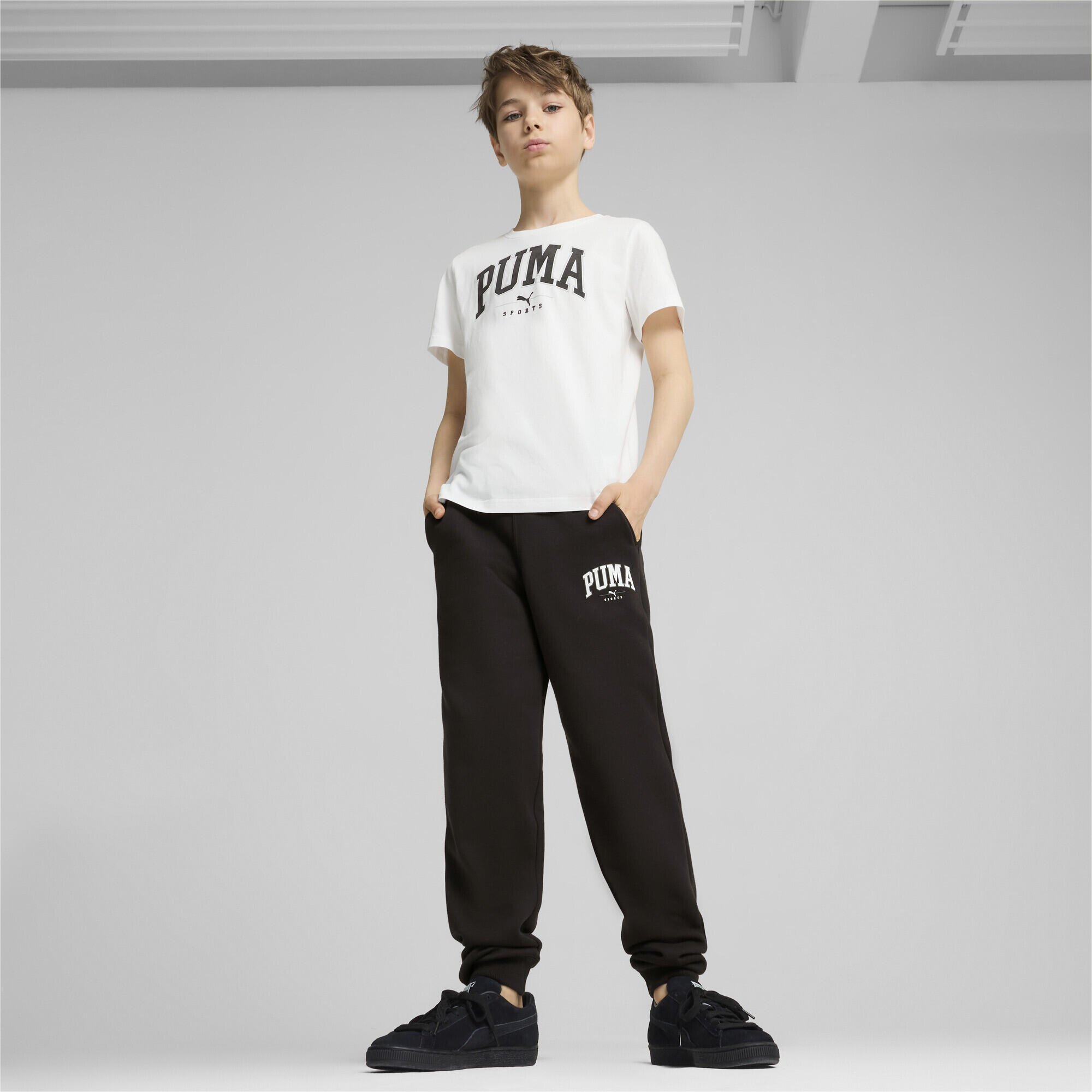 Pantaloni da tuta PUMA SQUAD per ragazzi PUMA Black 4/6