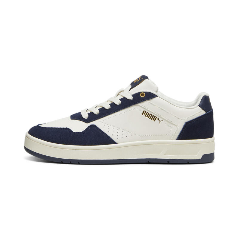 Court Classic Suede sneakers PUMA Frosted Ivory Club Navy Gold White Blue