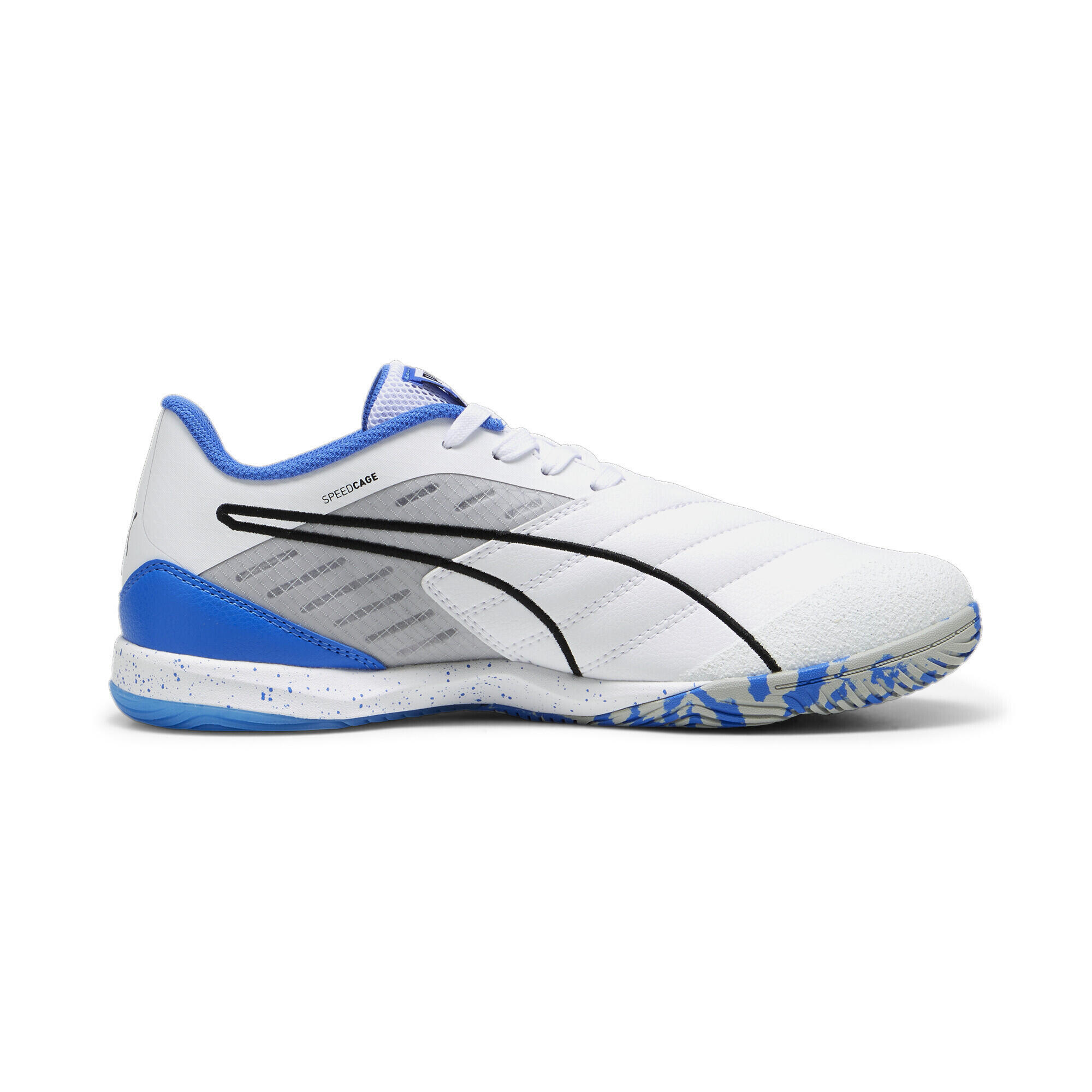 Scarpe da calcio IBERO IV PUMA White Black Flat Light Gray 5/7