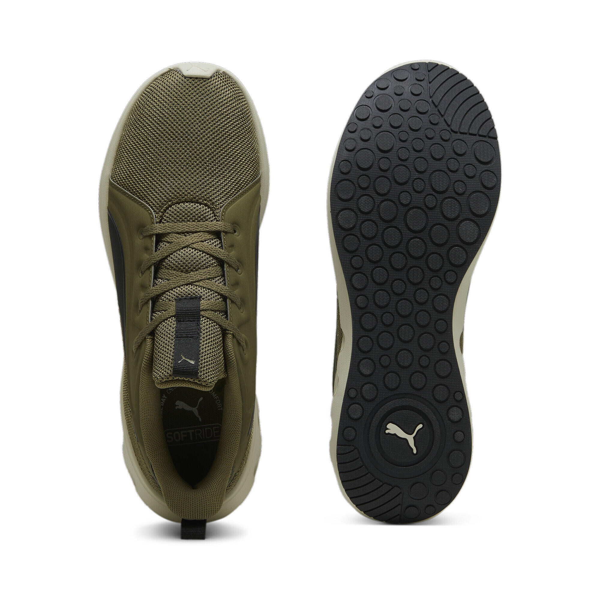 SOFTRIDE Carson Laufschuhe Erwachsene PUMA Olive Black Desert Dust Green Beige 7/7