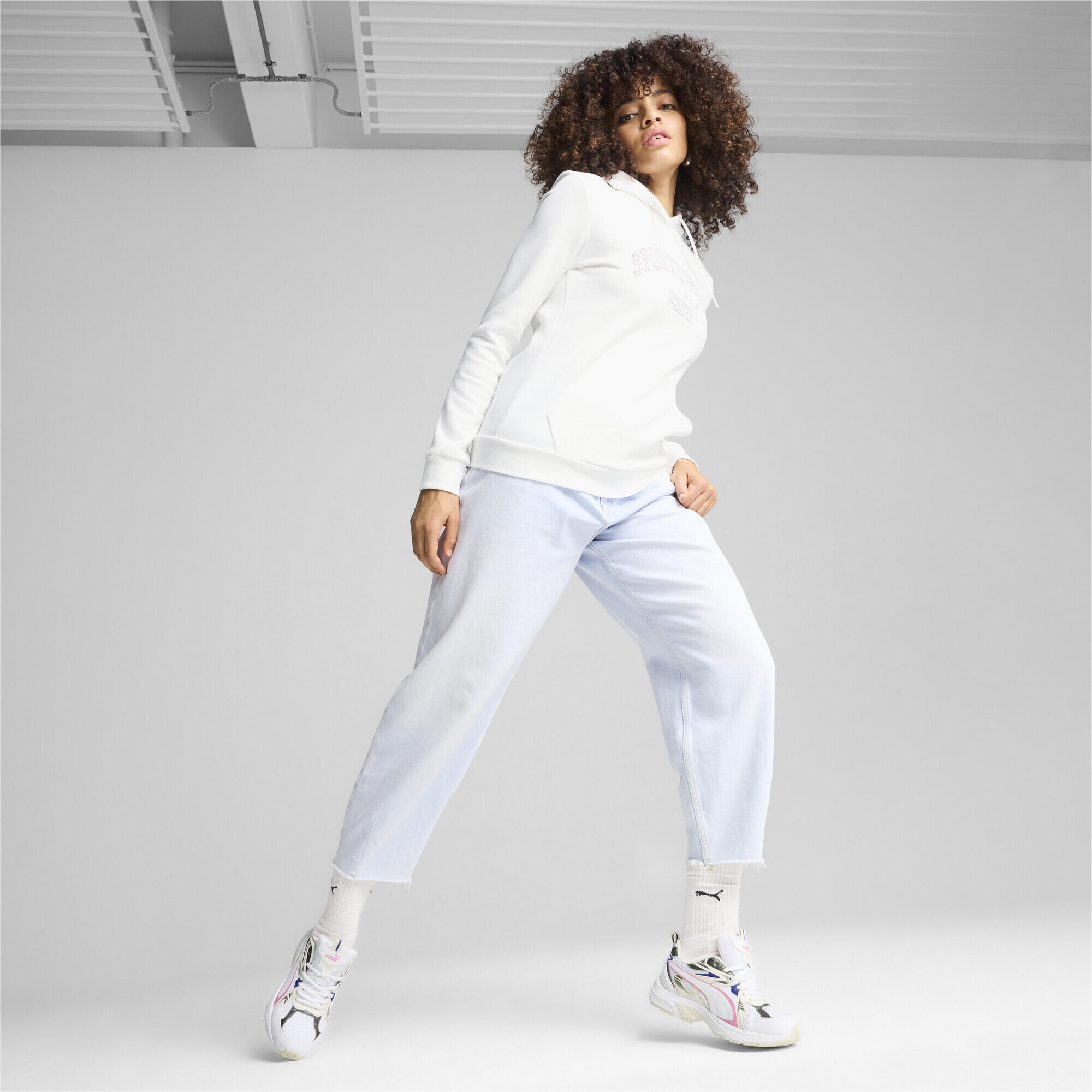 Sneakers Milenio Tech PUMA Vapor Gray White Mauved Out Pink 4/7