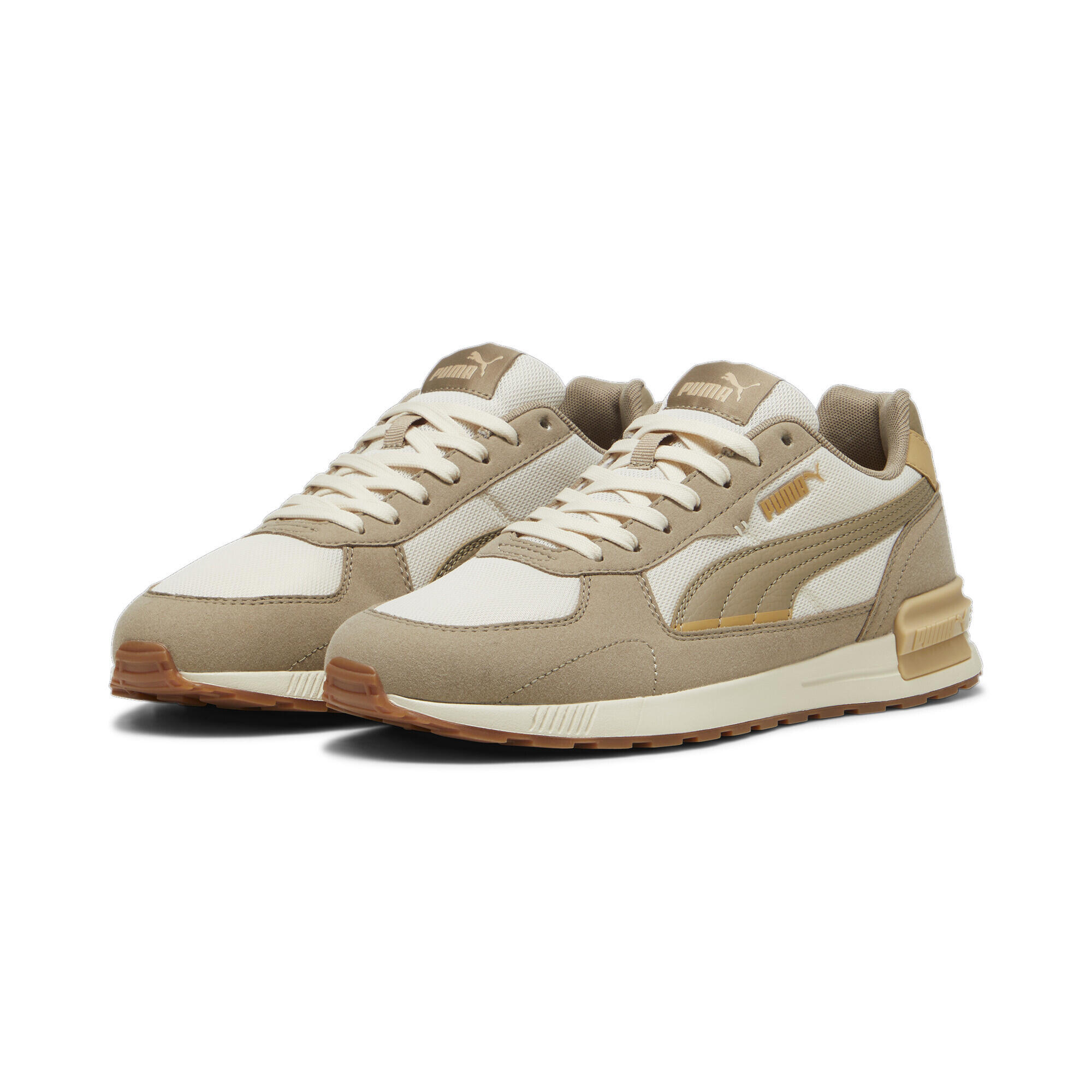 Puma - Sneakers Graviton Puma Alpine Snow Oak Branch Sand Dune White Beige - Baskets - Beige|blanc - 44 - Decathlon