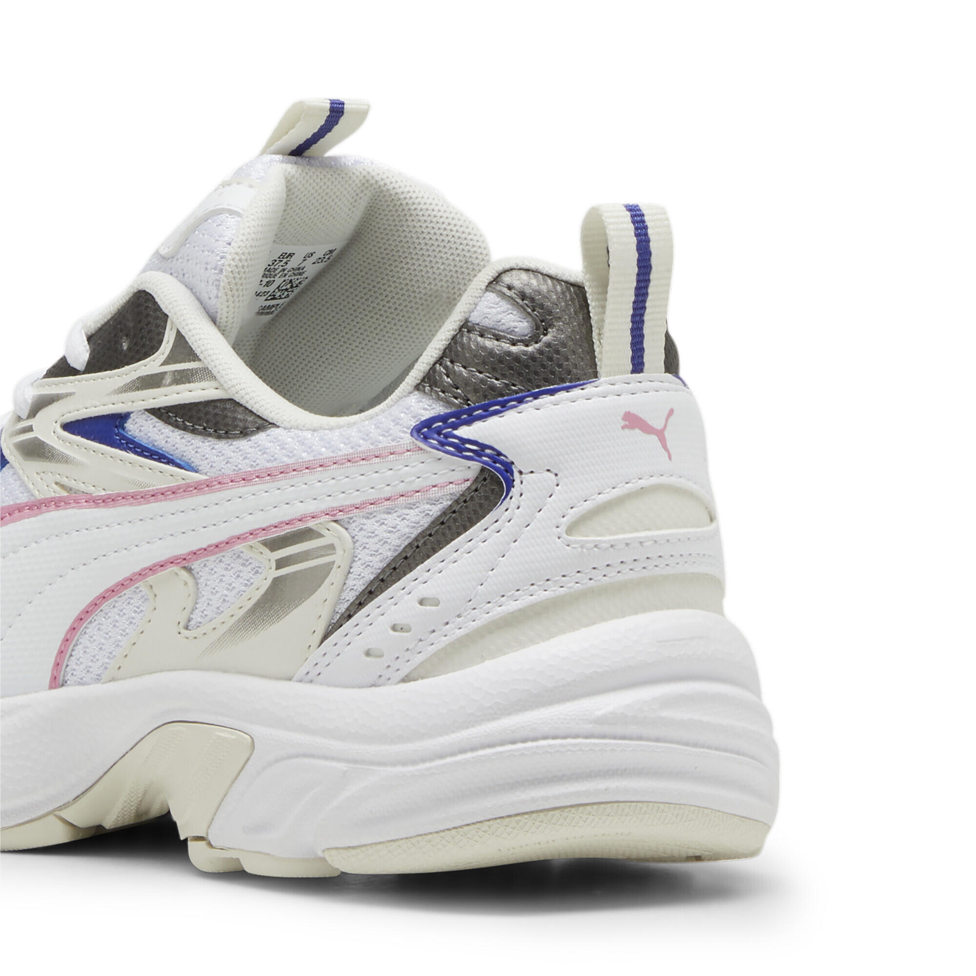 Sneakers Milenio Tech PUMA Vapor Gray White Mauved Out Pink 5/7