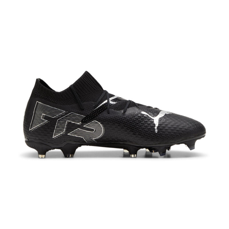 Botas de fútbol FUTURE 7 PRO FG/AG PUMA Black Silver Metallic Gray