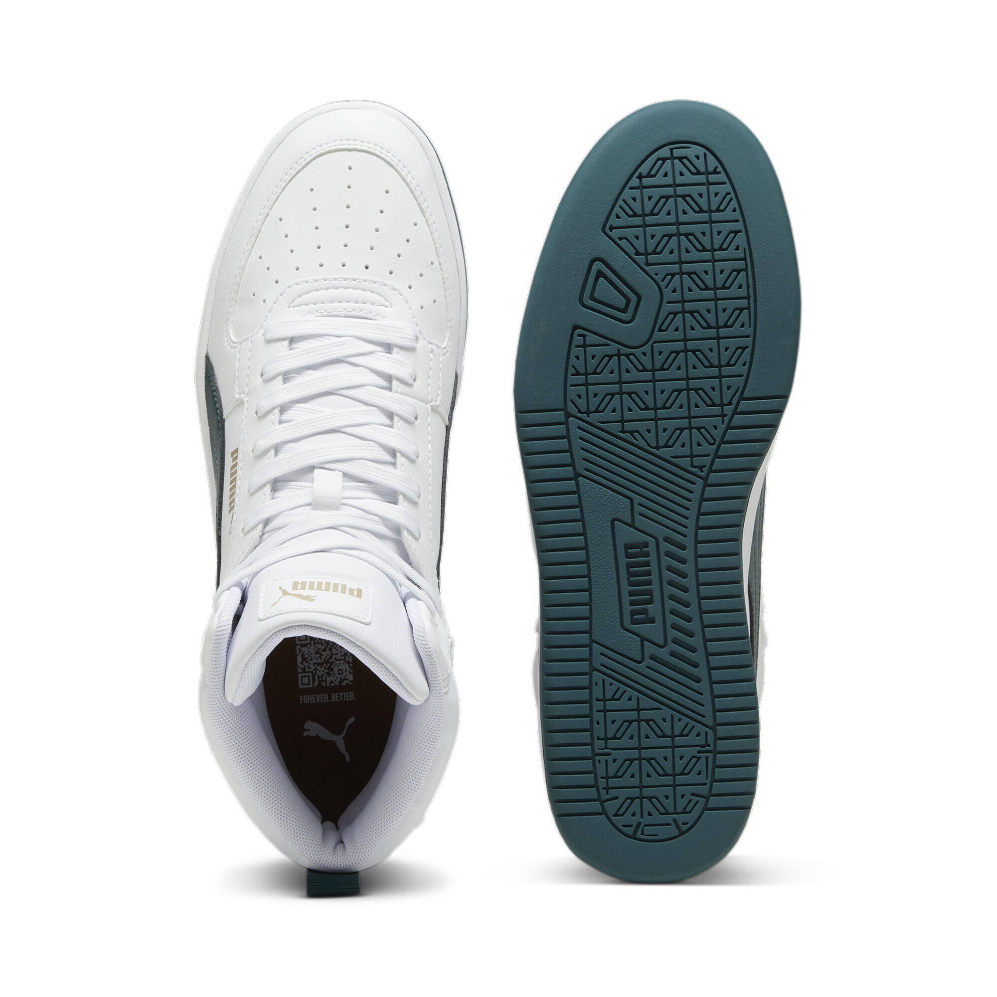 Sneakers mi-hautes Caven 2.0 PUMA White Dark Myrtle Caramel Latte Green Beige 6/7