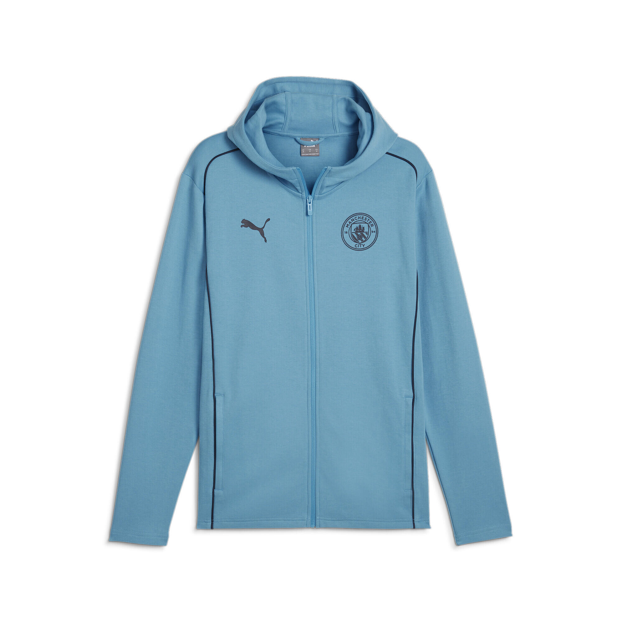 PUMA Casaco com capuz para homem do Manchester City Casuals PUMA Magic Blue New Navy