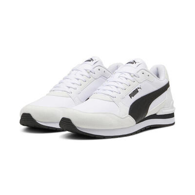 St runner v4 nylon unisex sneakers puma white black cast iron gray