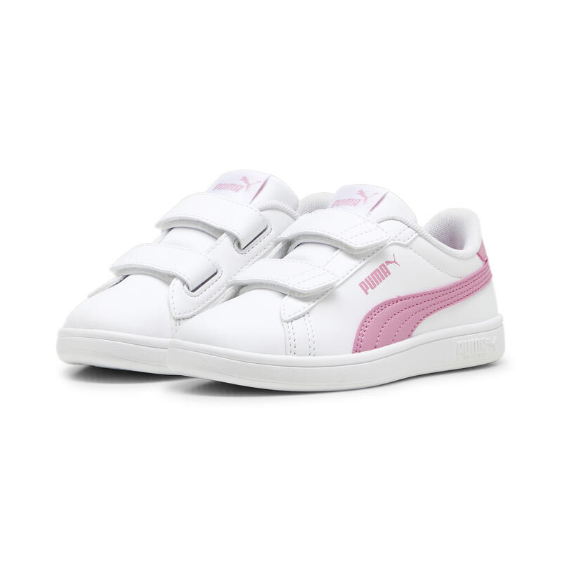 Zapatillas Smash 3.0 Nightkeeper Niños PUMA White Mauved Out Pink