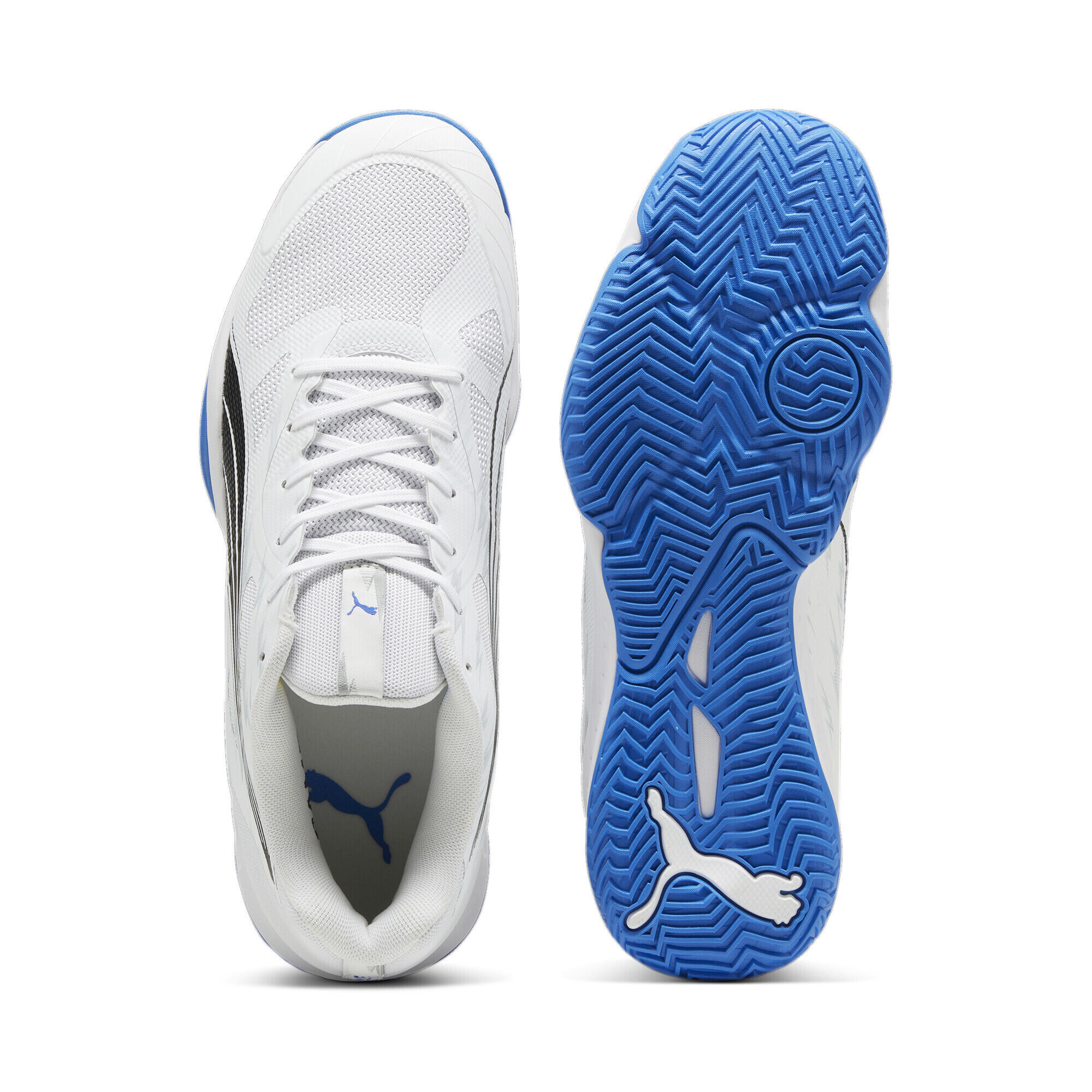 Chaussures de handball Eliminate Turbo PUMA White Bluemazing Blue 4/7