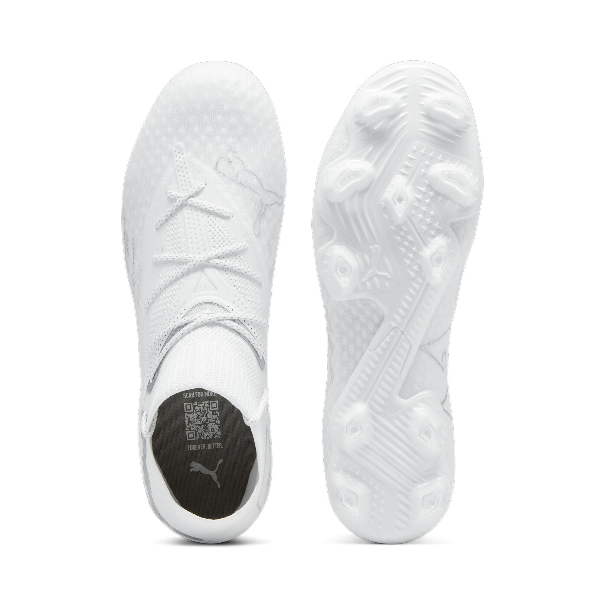 Scarpe da calcio FUTURE 7 ULTIMATE FG/AG PUMA Silver White Metallic 7/7