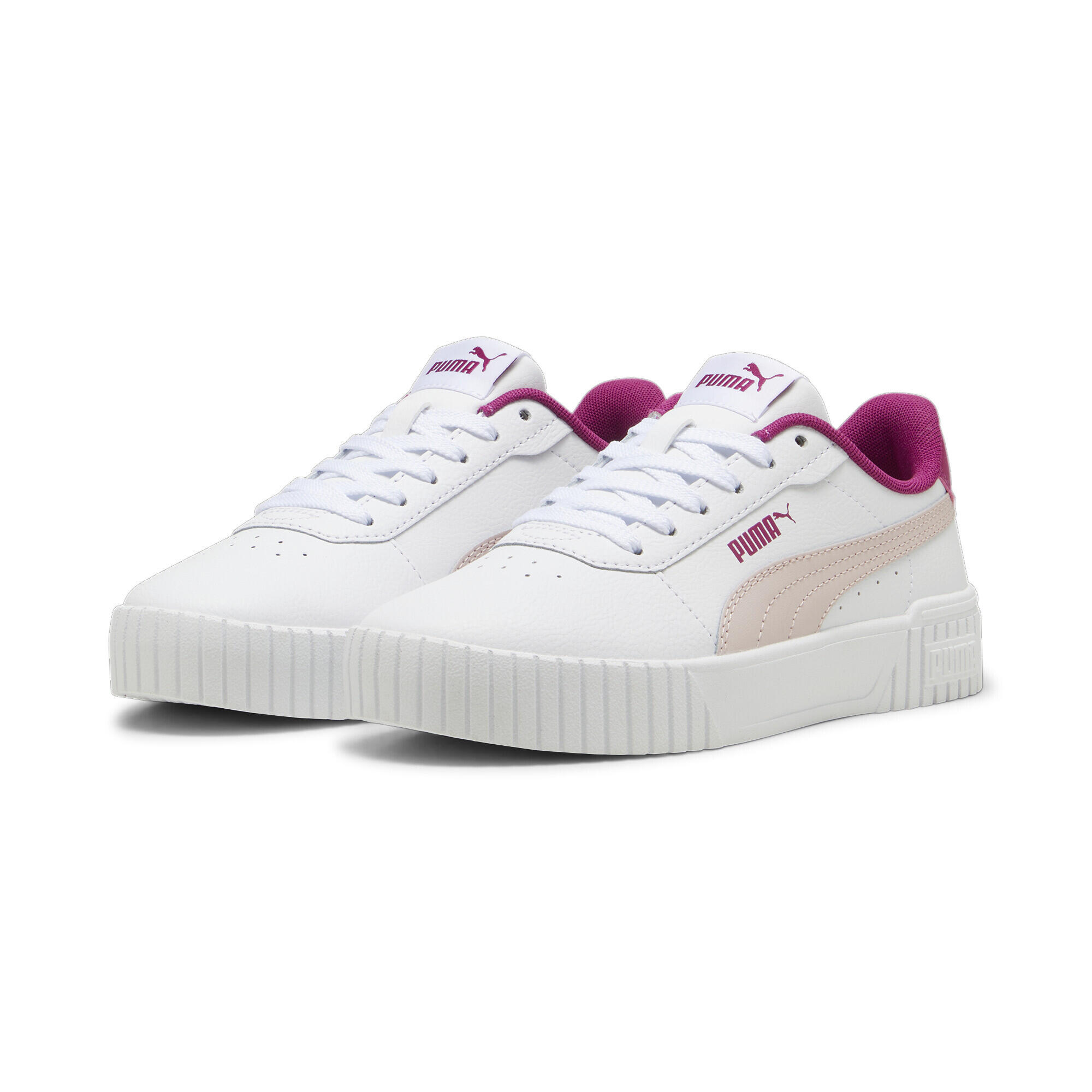 PUMA Carina 2.0 Sneakers Mädchen PUMA White Mauve Mist Magenta Gleam Pink