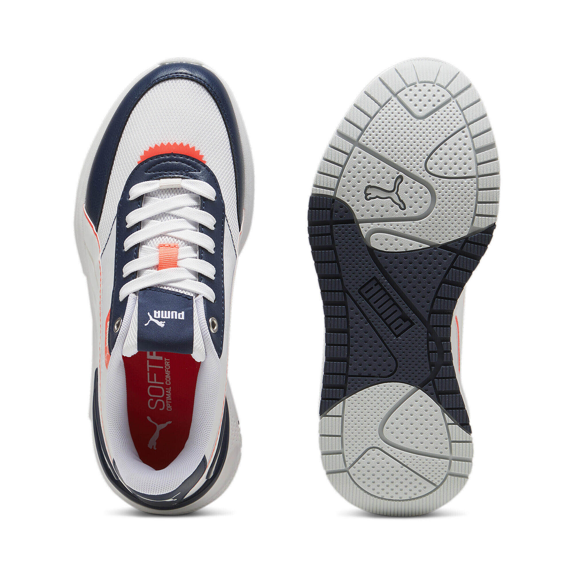 Zapatillas R78 Disrupt LT Mujer PUMA White Club Navy Glacial Gray Blue 7/7