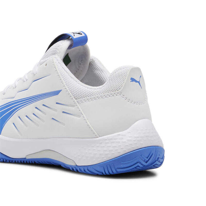 Accelerate zaalschoenen voor jongeren PUMA White Bluemazing Blue