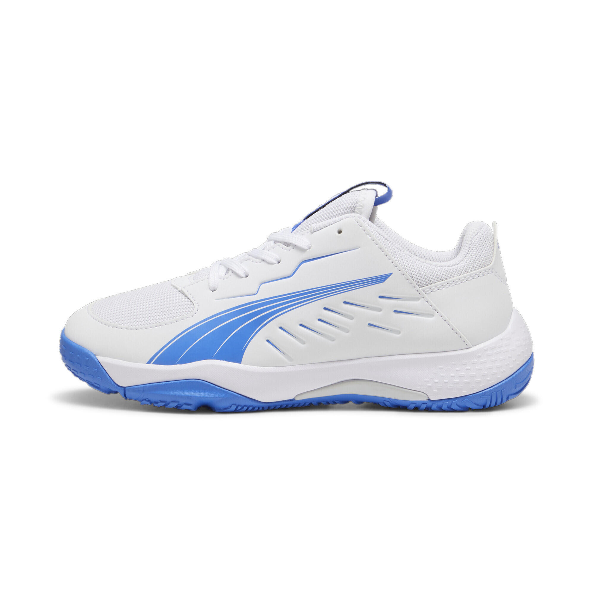 Accelerate Hallenschuhe Jugendliche PUMA White Bluemazing Blue 3/7