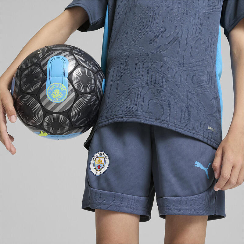 Shorts da allenamento Manchester City per ragazzi PUMA Inky Blue Magic