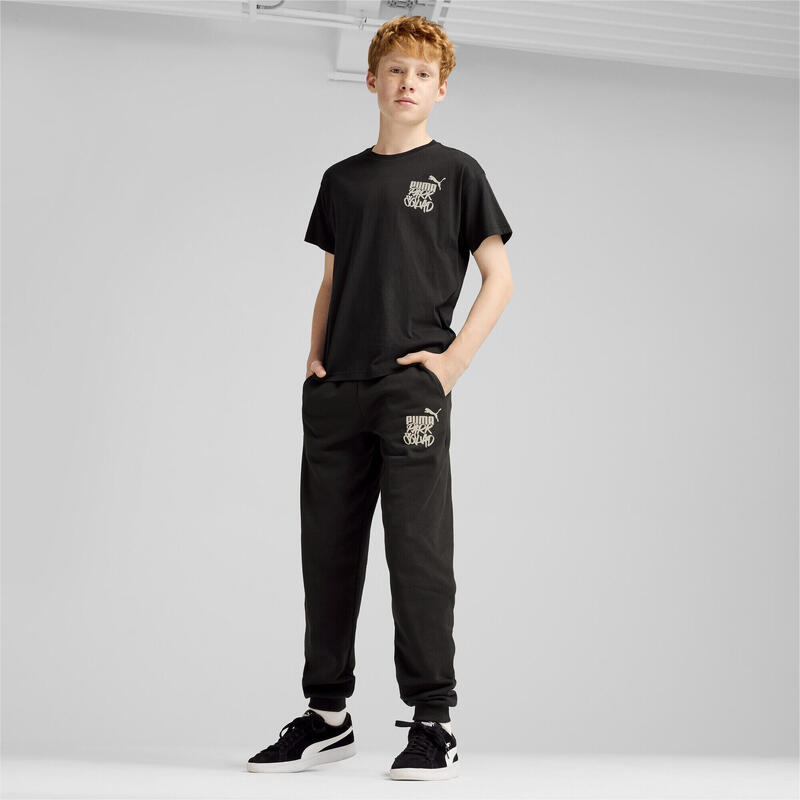 T-shirt à imprimés ESS+ MID 90s Enfant et Adolescent PUMA Black