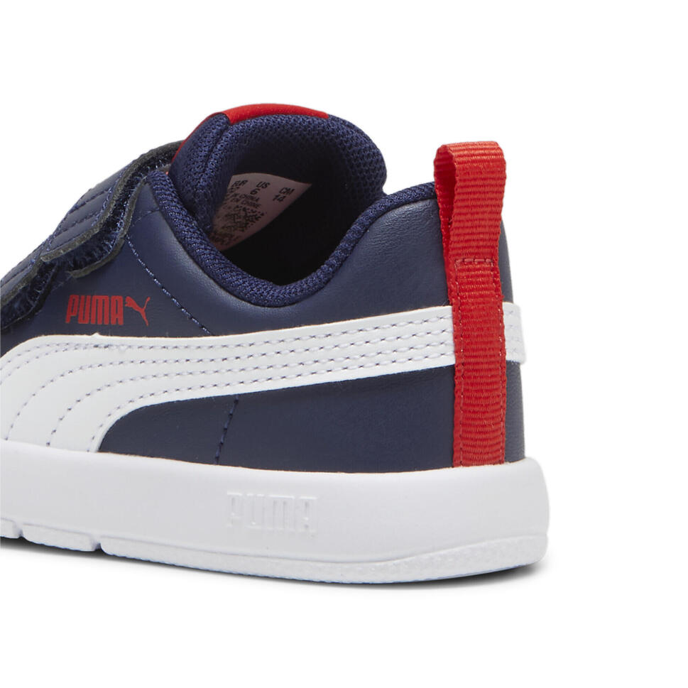 Sneakersy dla małych dzieci Courtflex V3 PUMA Navy White Red Blue