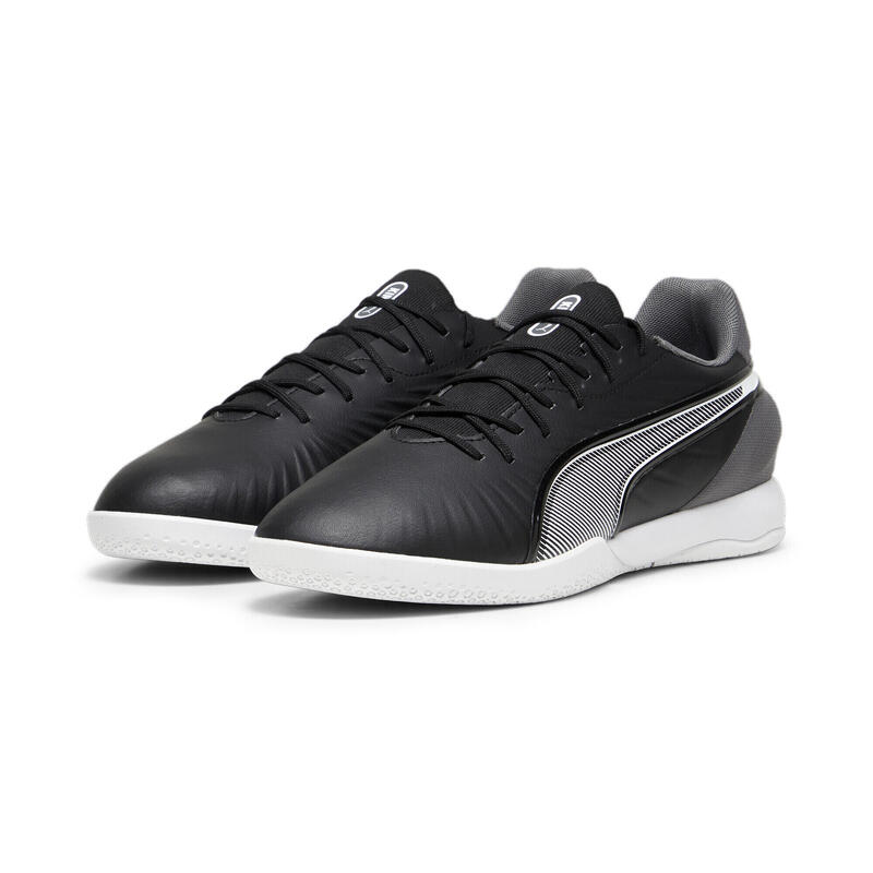 Botas de fútbol KING MATCH IT PUMA Black White Cool Dark Gray