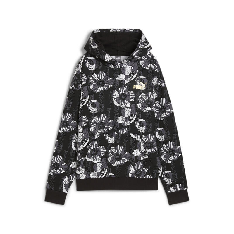 ESS+ Class Act hoodie met print voor dames PUMA Black