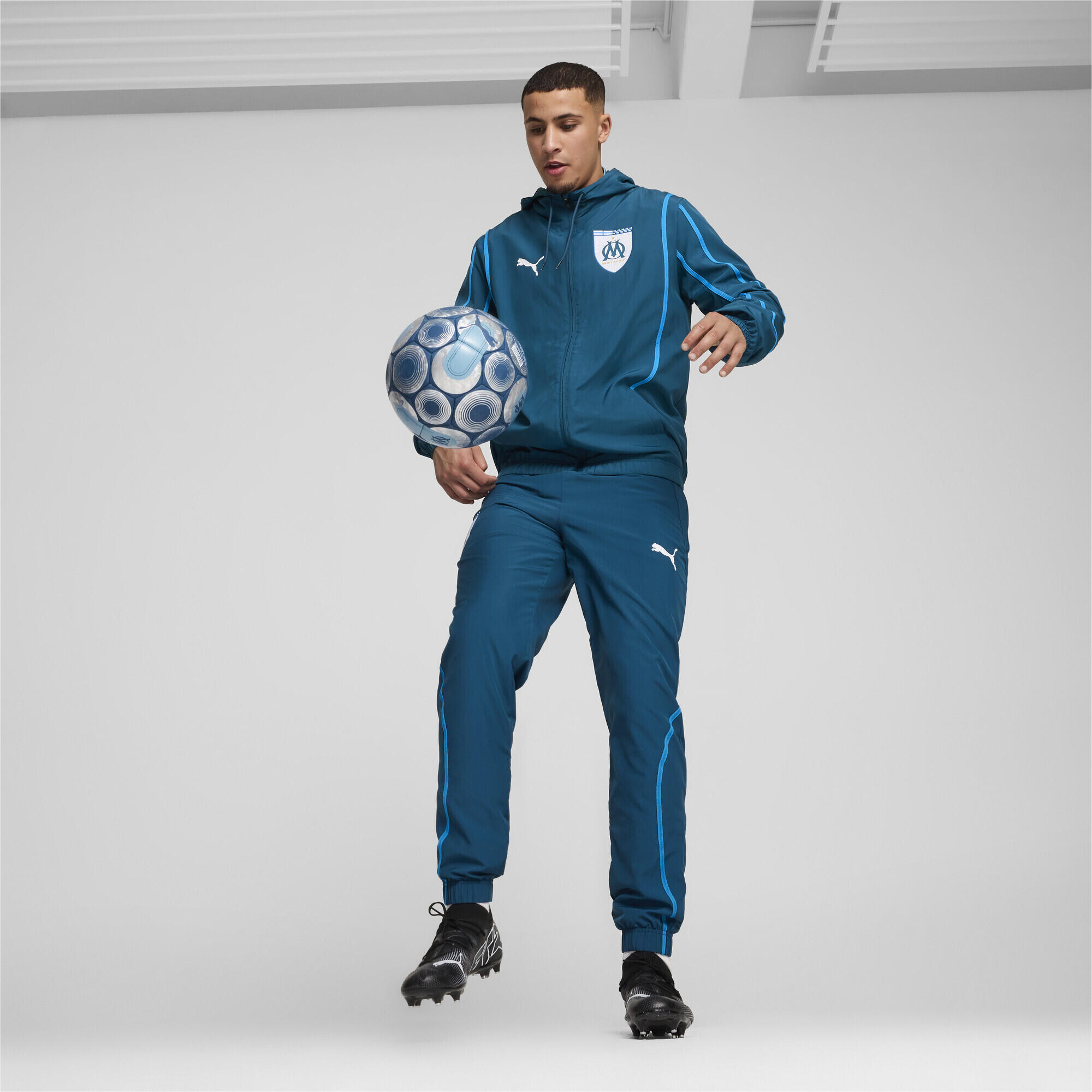 Chaqueta prepartido tejida Olympique de Marseille Hombre PUMA 7/7