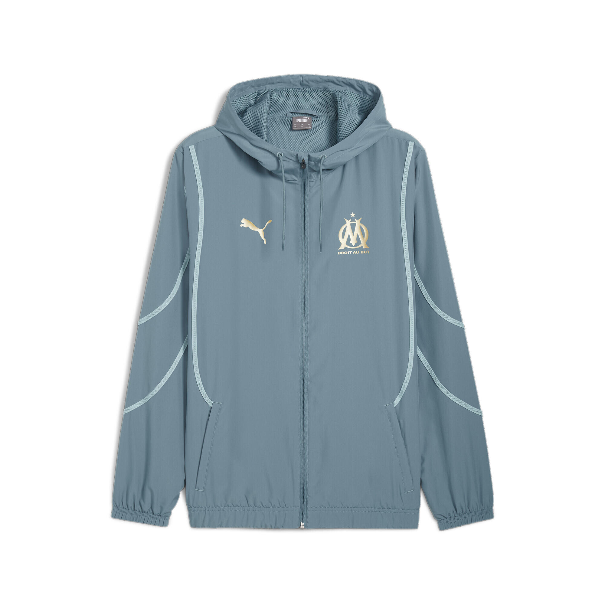 PUMA Pánská předzápasová tkaná bunda Olympique de Marseille PUMA