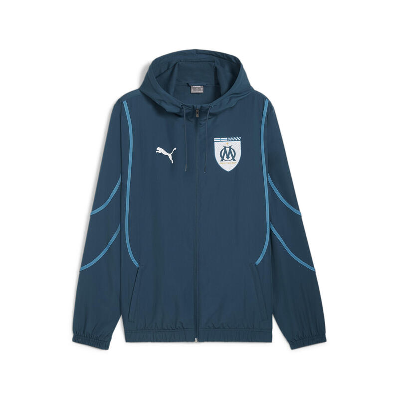 Olympique de Marseille geweven pre-match jack voor heren PUMA