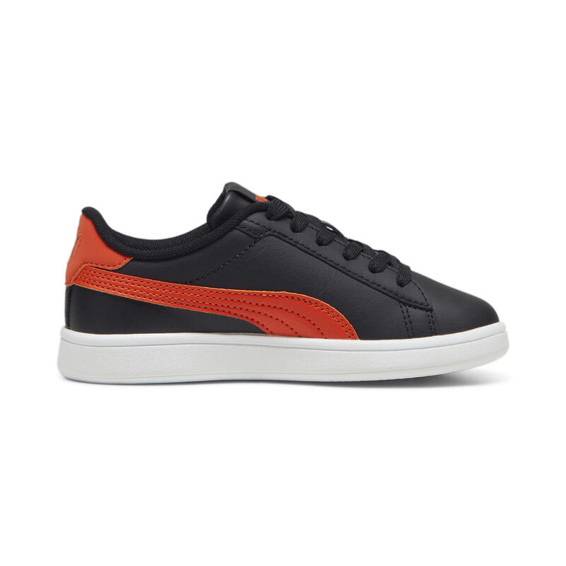 Zapatillas Smash 3.0 L Niño PUMA Black Redmazing Red