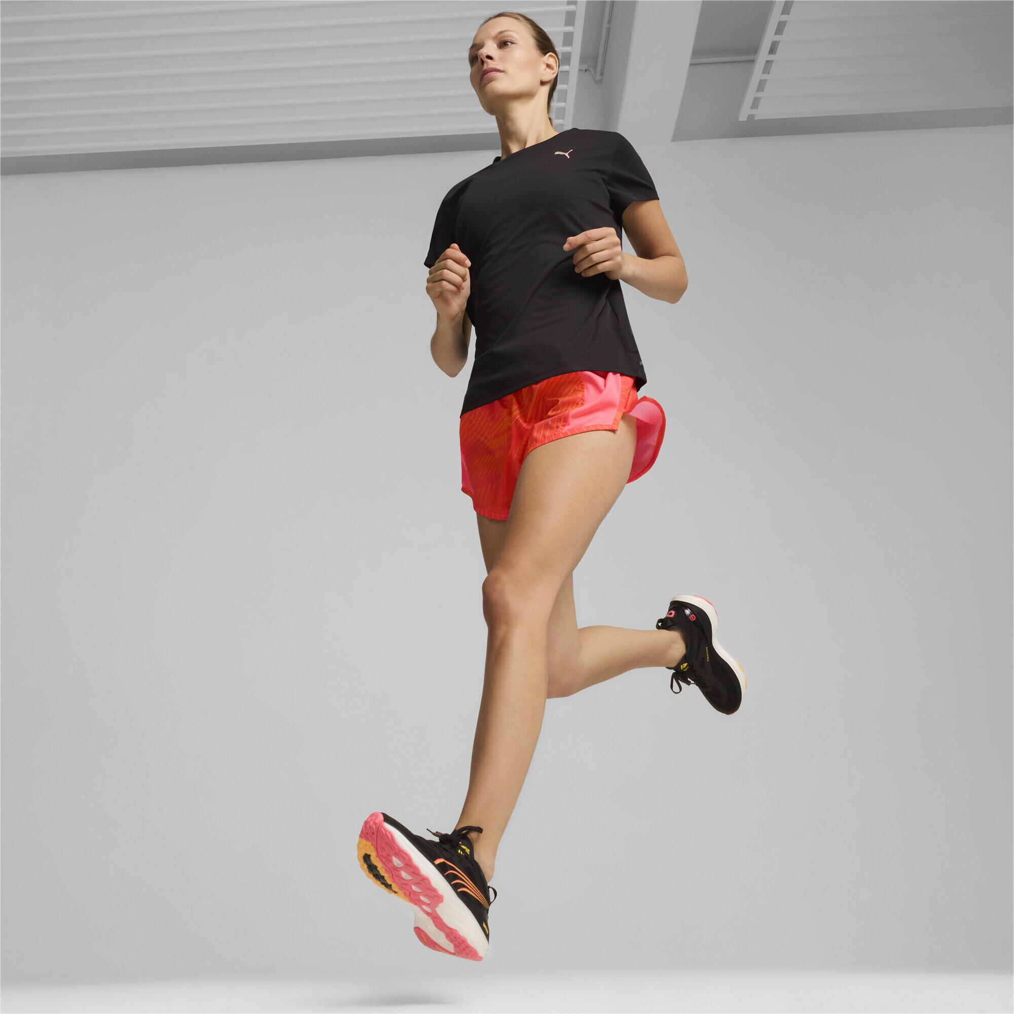 Puma ForeverRun Nitro Womens Black Running Shoes 3/7