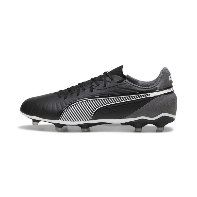 KING MATCH FG/AG voetbalschoenen PUMA Black White Cool Dark Gray