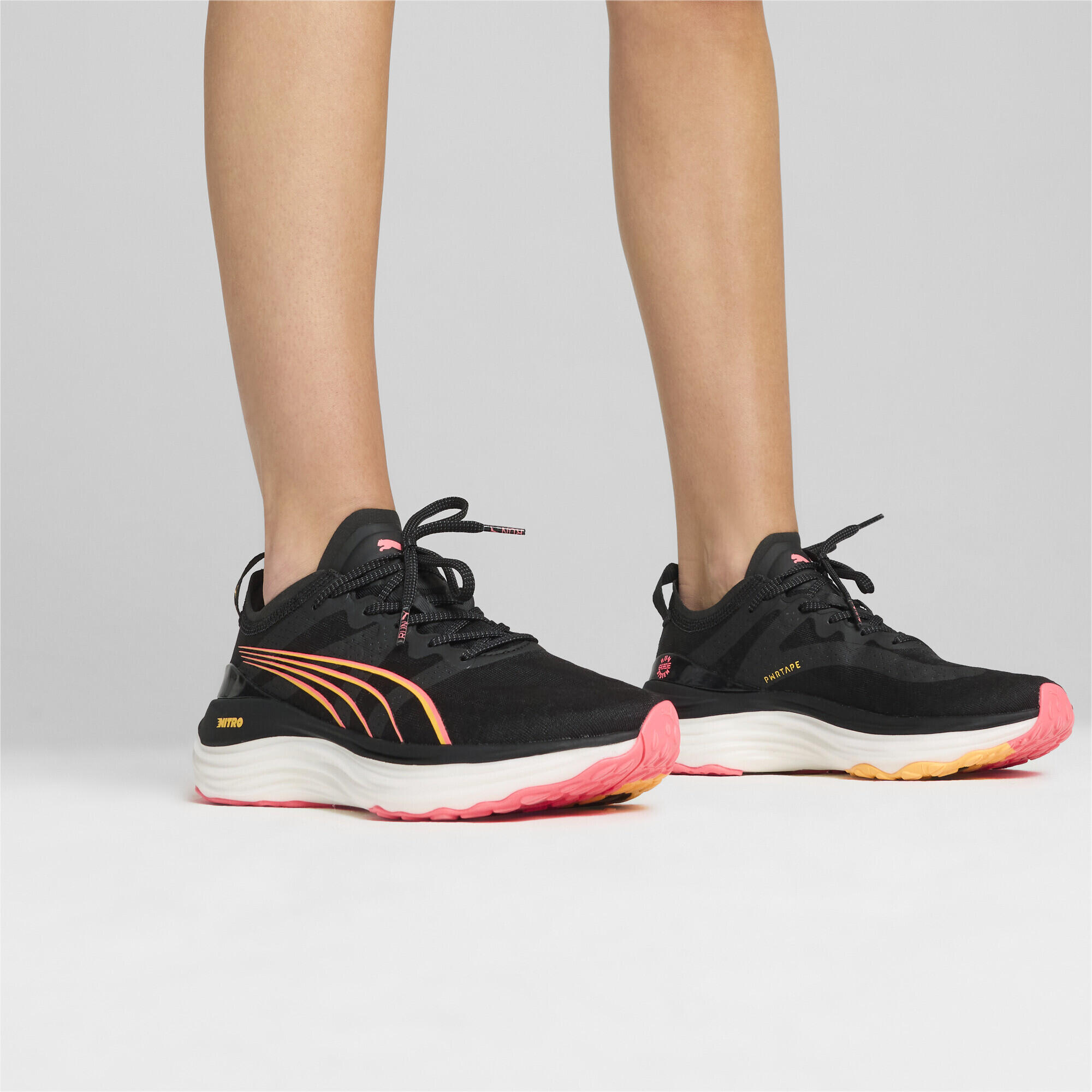 Puma ForeverRun Nitro Womens Black Running Shoes 2/7