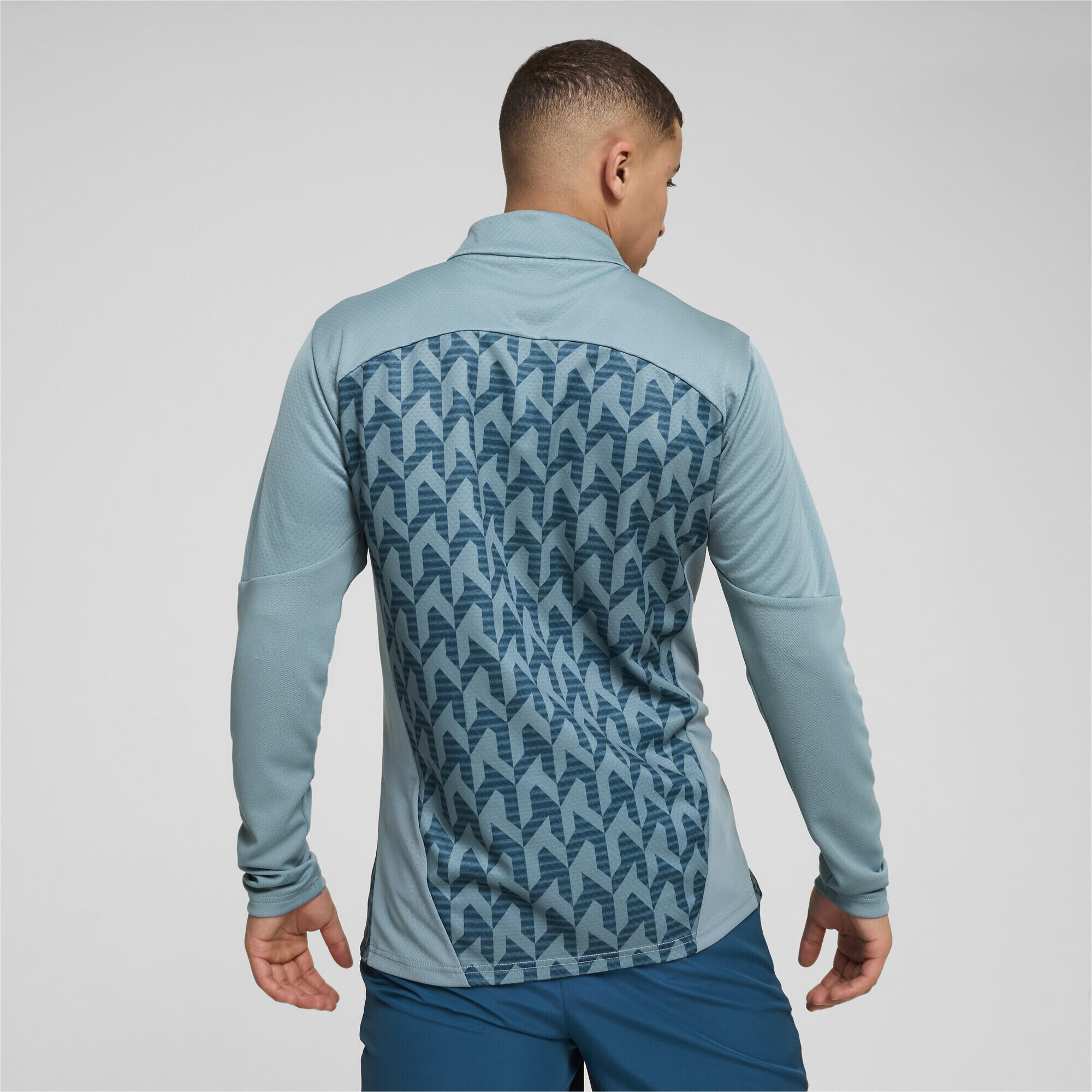 Veste d'avant-match à 1/4 zip Olympique de Marseille Homme PUMA 5/7
