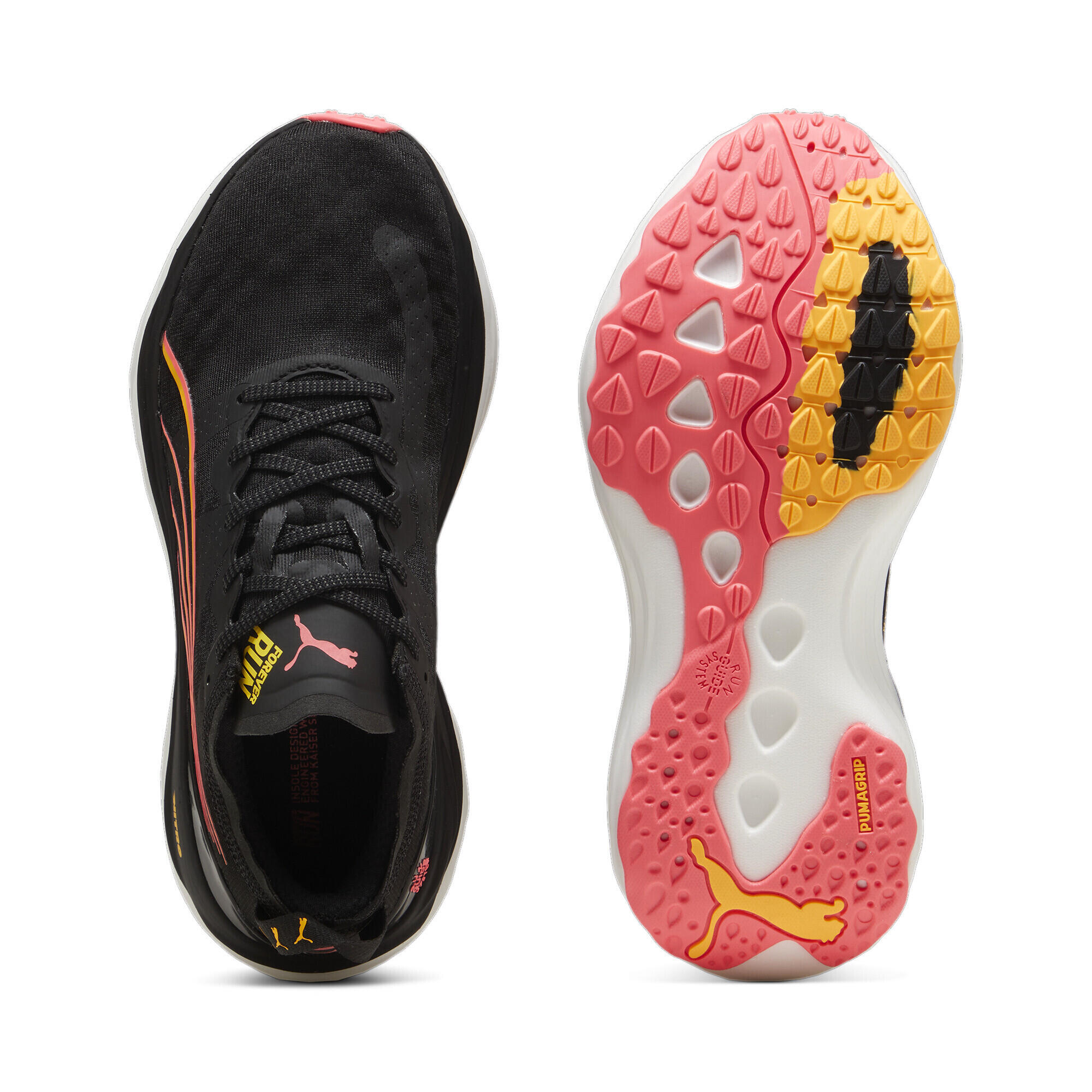 Puma ForeverRun Nitro Womens Black Running Shoes 6/7