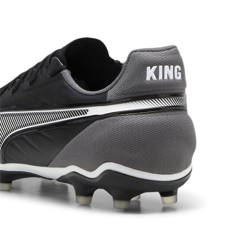 KING MATCH FG/AG voetbalschoenen PUMA Black White Cool Dark Gray