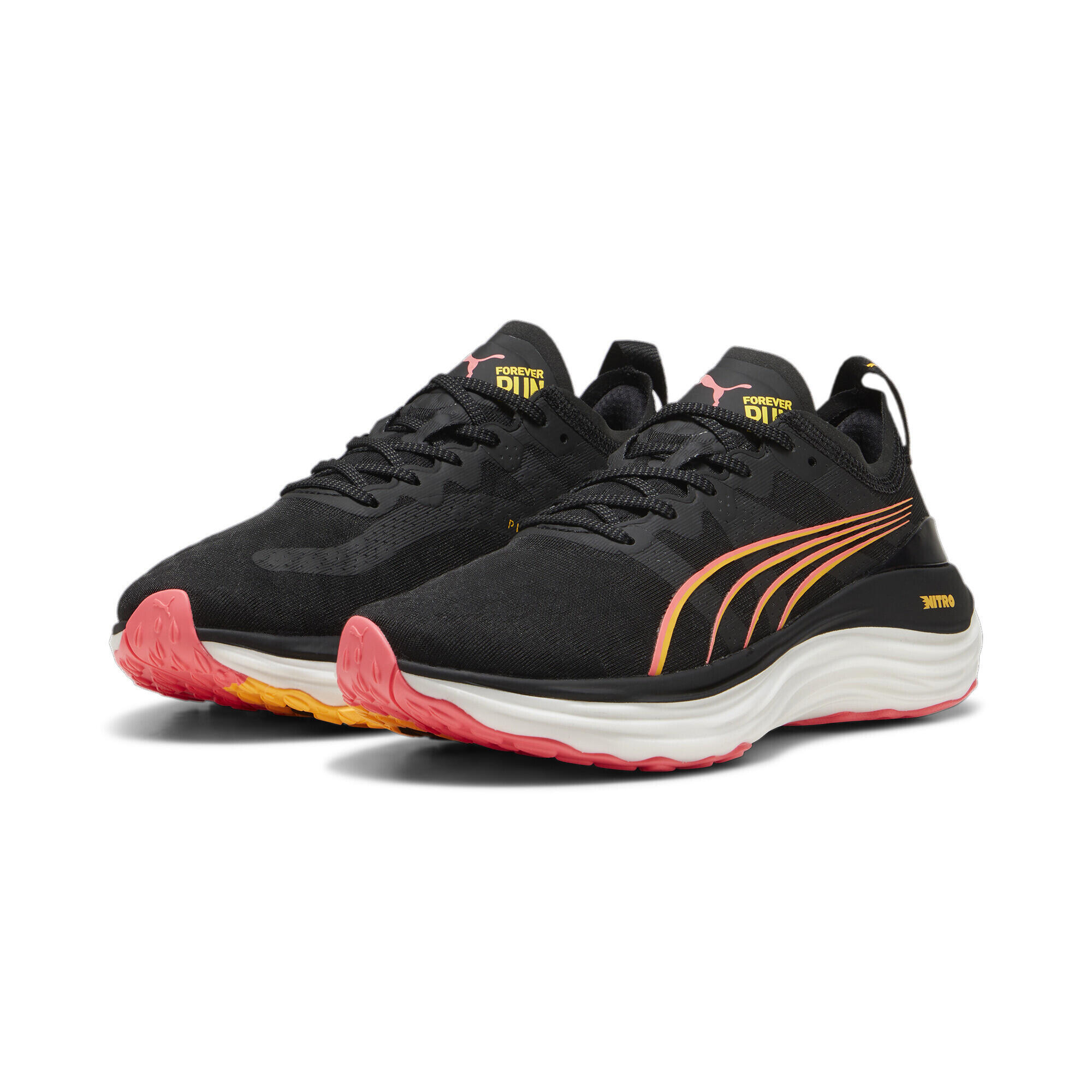 black / pink / mango