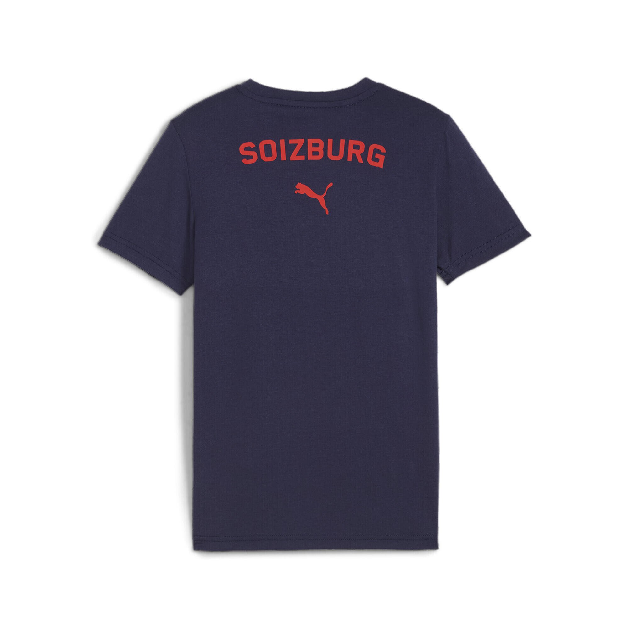 T-shirt FC Red Bull Salzburg Casuals per ragazzi PUMA Navy Red Blue 2/4