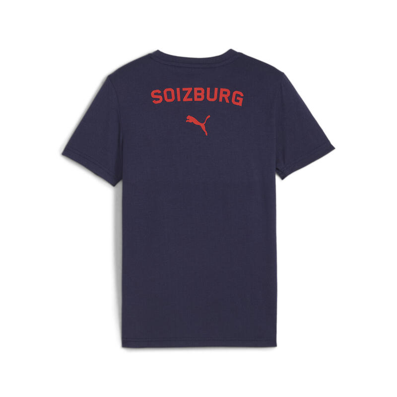 Camiseta FC Red Bull Salzburg Casuals Niño PUMA Navy Red Blue