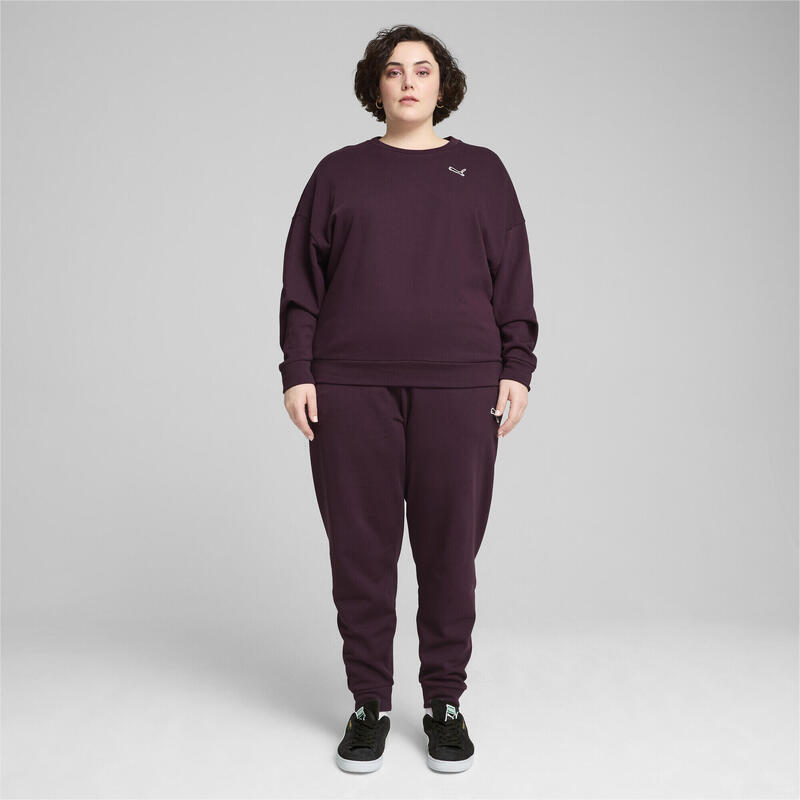 BETER ESSENTIALS Echipaj PUMA Midnight Plum Purple