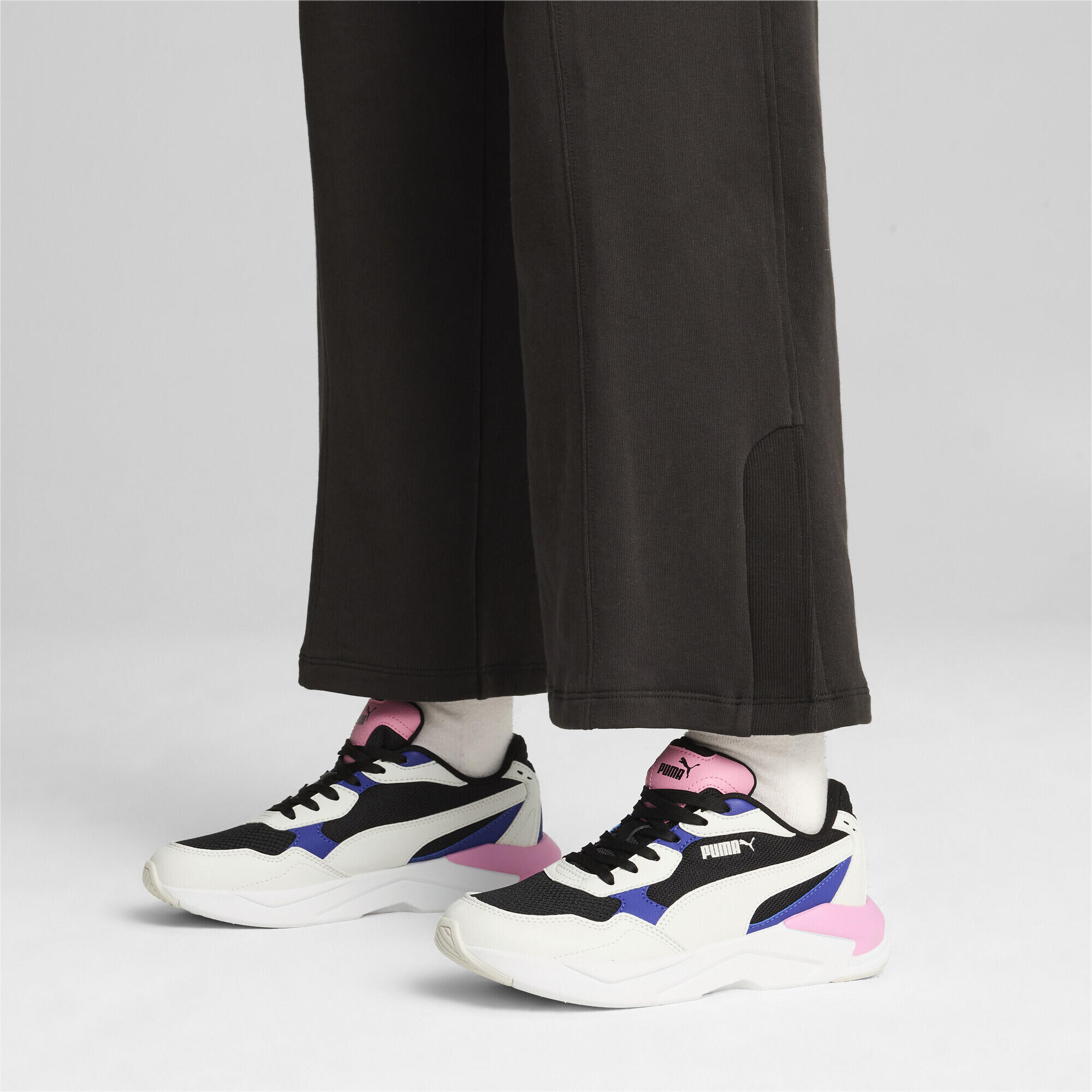 Baskets X-Ray Speed Lite PUMA Black Vapor Gray Mauved Out Lapis Lazuli Pink 3/7