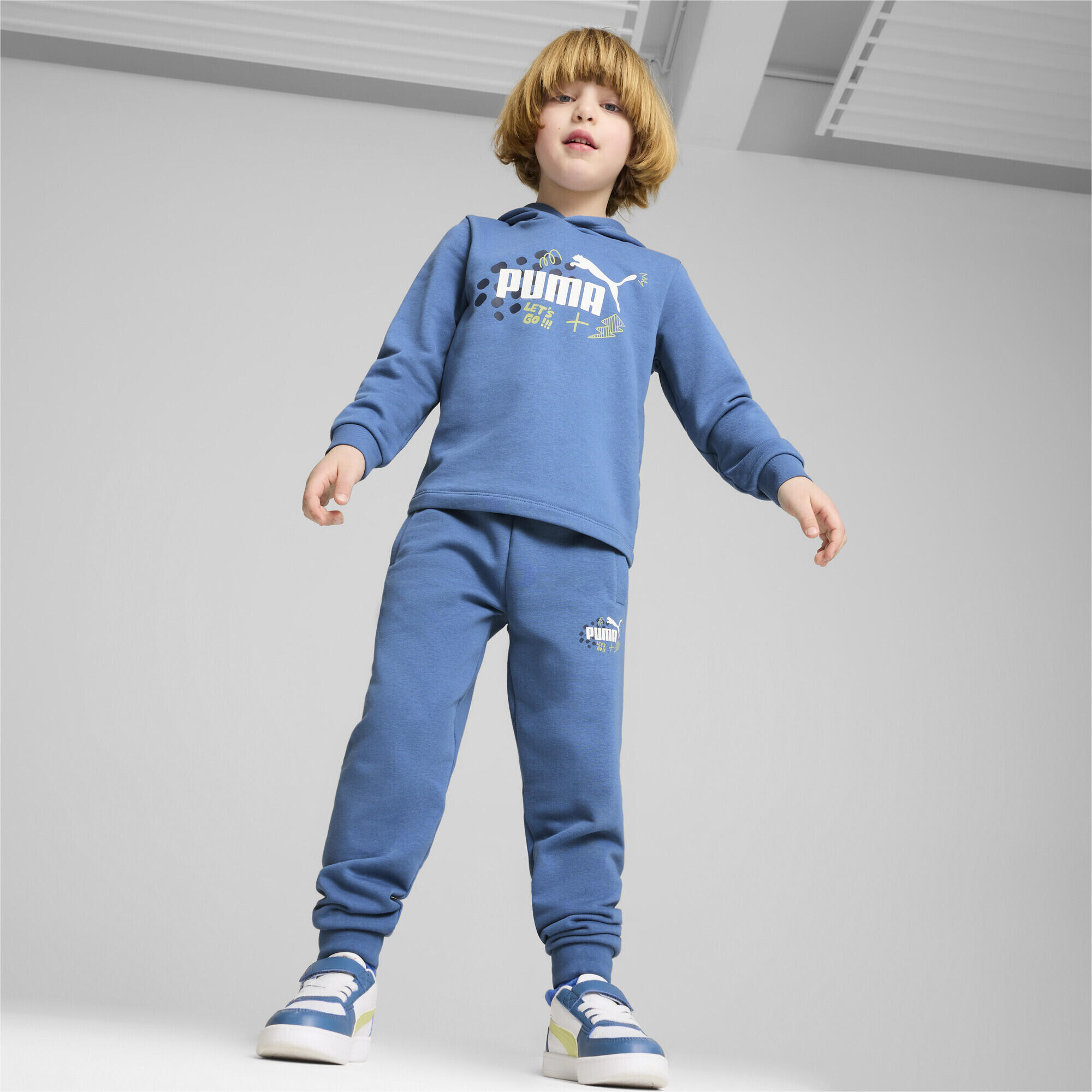 ESS+ PUMA Jogginghose Kinder PUMA Blue Horizon 5/7