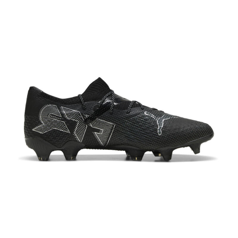 Botas de fútbol FUTURE 7 ULTIMATE Low FG/AG PUMA Black Silver Metallic Gray