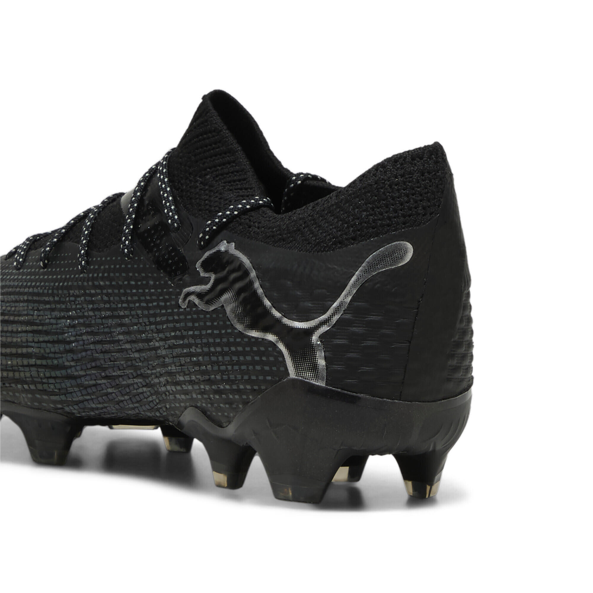 Scarpe da calcio FUTURE 7 ULTIMATE Low FG/AG PUMA Black Silver Metallic Gray 3/7