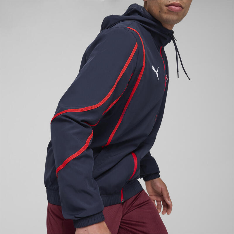 Chaqueta prepartido tejida FC Red Bull Salzburg Hombre PUMA Club Navy Red Blue