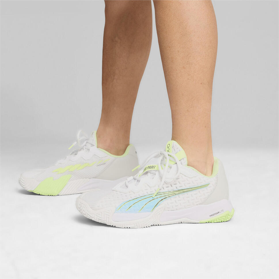 Buty do padla NOVA Elite PUMA White Luminous Blue Fizzy Apple Shadow Gray Yellow
